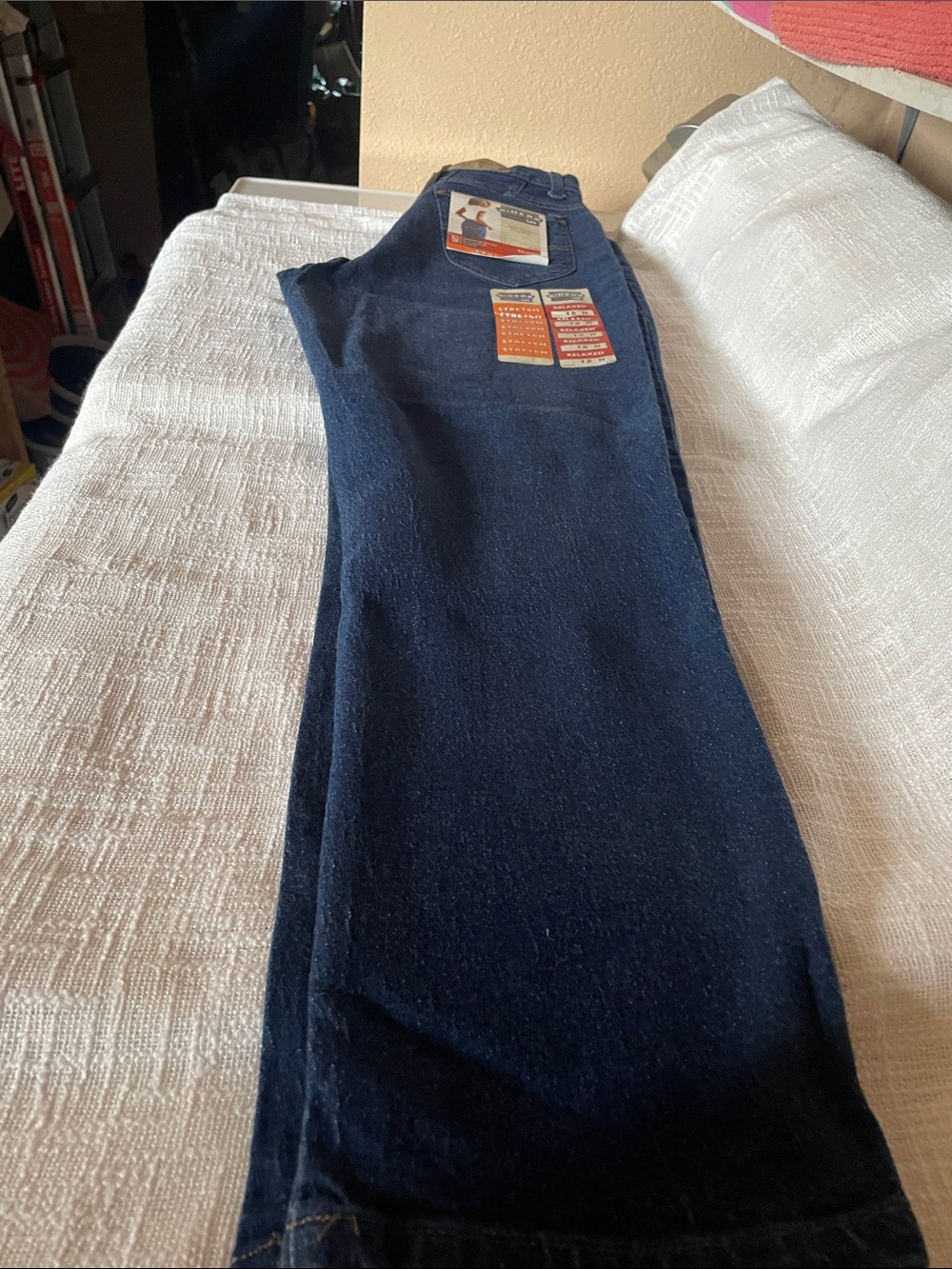 Riders by Lee Men's Dark Indigo Straight Jeans